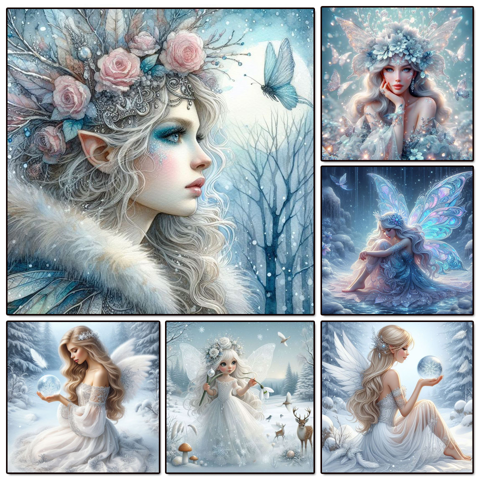 Art Craft Winter - DIY New Diamond Art Painting Winter