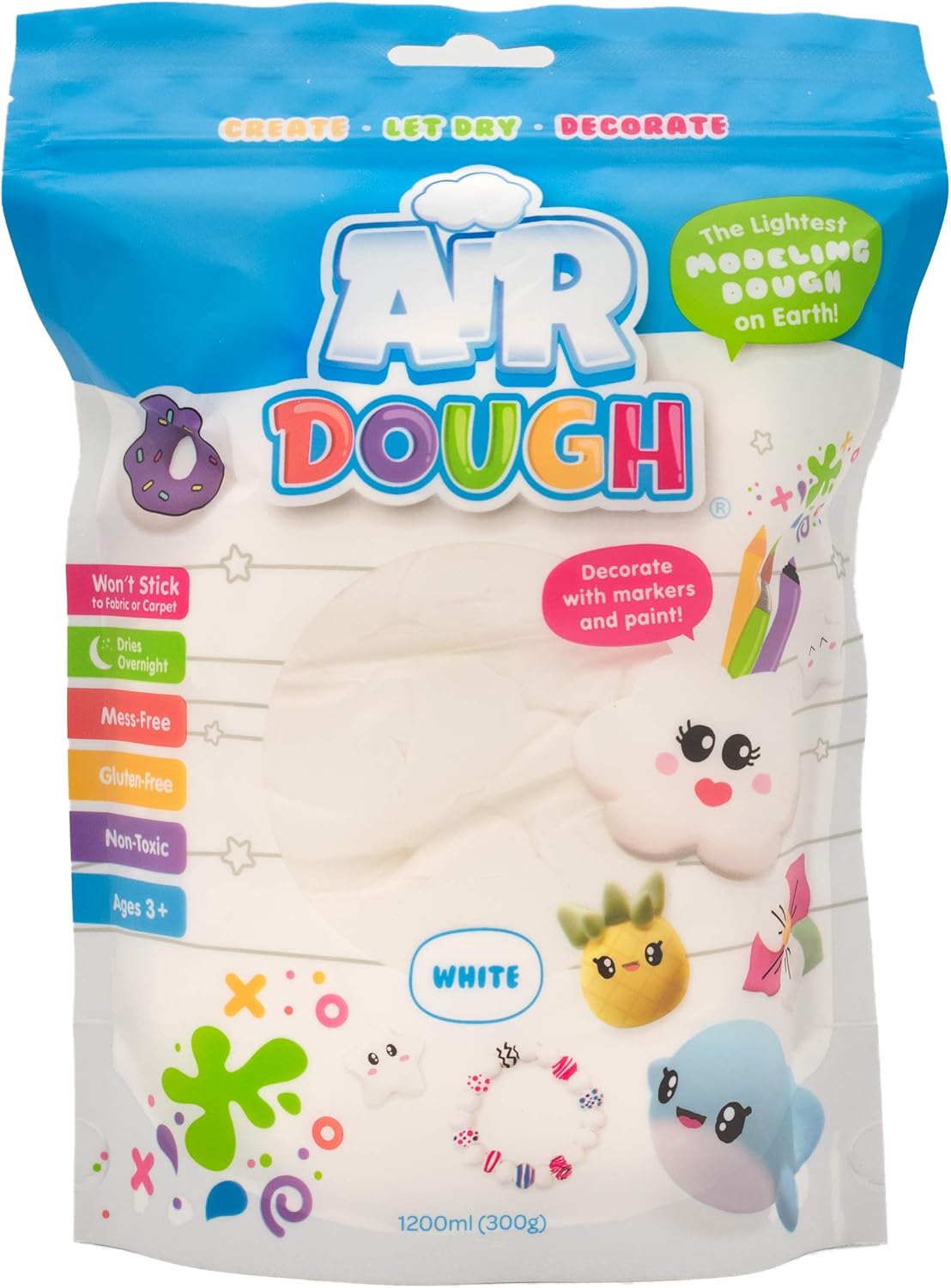 Air Dry Clay - White Air Dry Ultra Light Non-Toxic