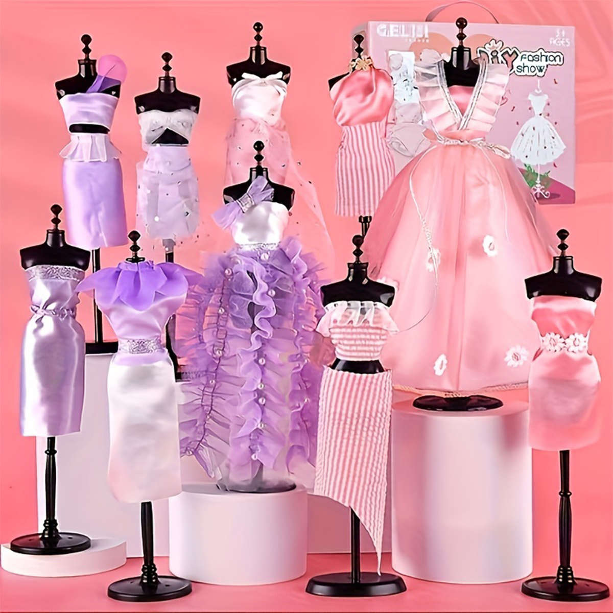 Art Craft Kits For Kids - Girls Fashion Designer Kit DIY Creative