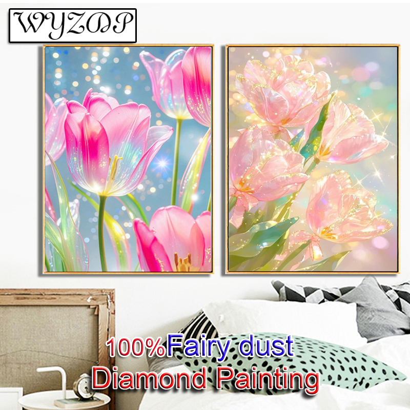 Art Craft Japan - Crystal Tulip 100% Fairy Dust Diamond