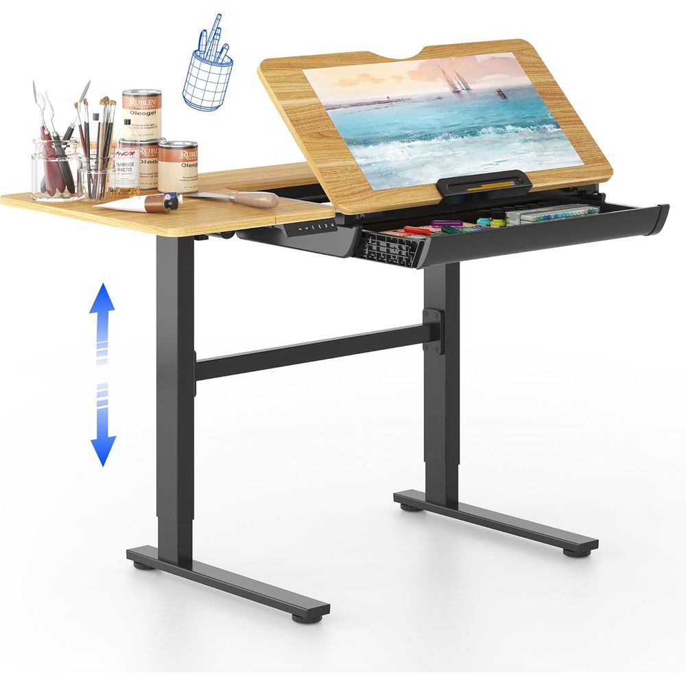 Art & Craft Paper Ideas For Kids - Adjustable Height Electric Standing Desk, 47.2x23.6,