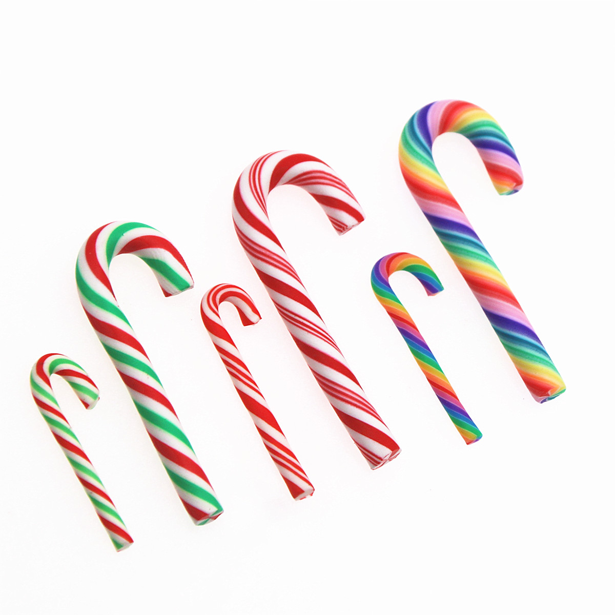 Art Craft Japan - 10/20pcs polymer clay Christmas Candy canes