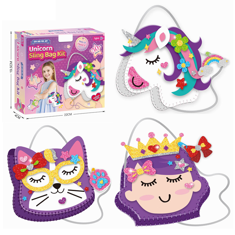 Art Craft Kits For Kids - Children's DIY Sewing Craft Kit -