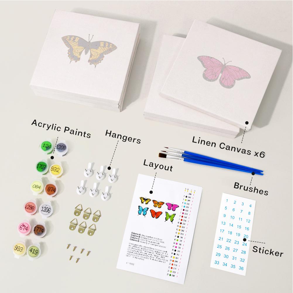 Art Craft Gallery - DIY Mini Hand Painting Set Creative