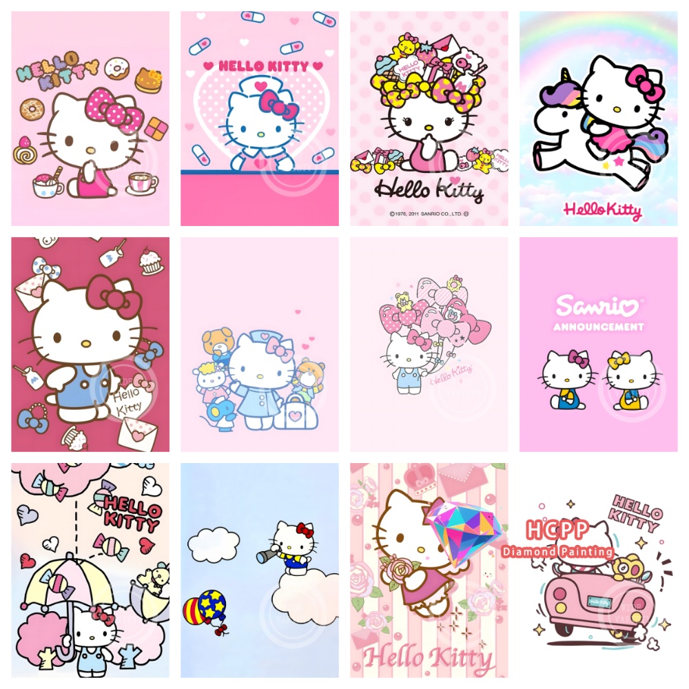 Art Craft Japan - Cute Cat Hello Kitty Cartoon Diamond