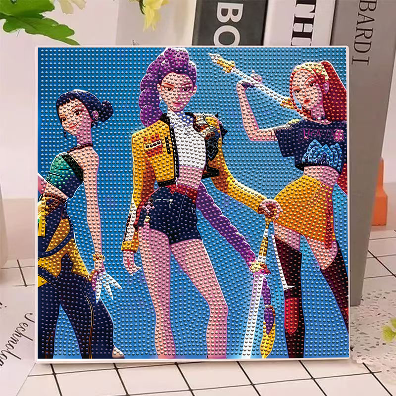 Art Craft Material - Anime Gilrs Lumi Mila Zoi K-pop