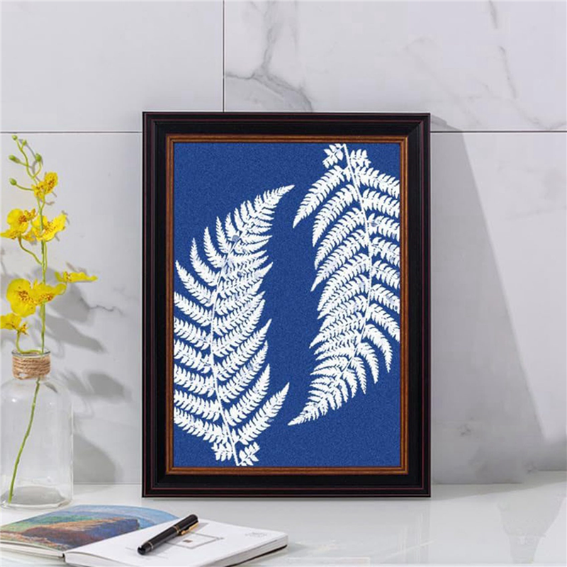 Art Craft Kits For Kids - 60 Sheets Cyanotype Paper, Sun Art