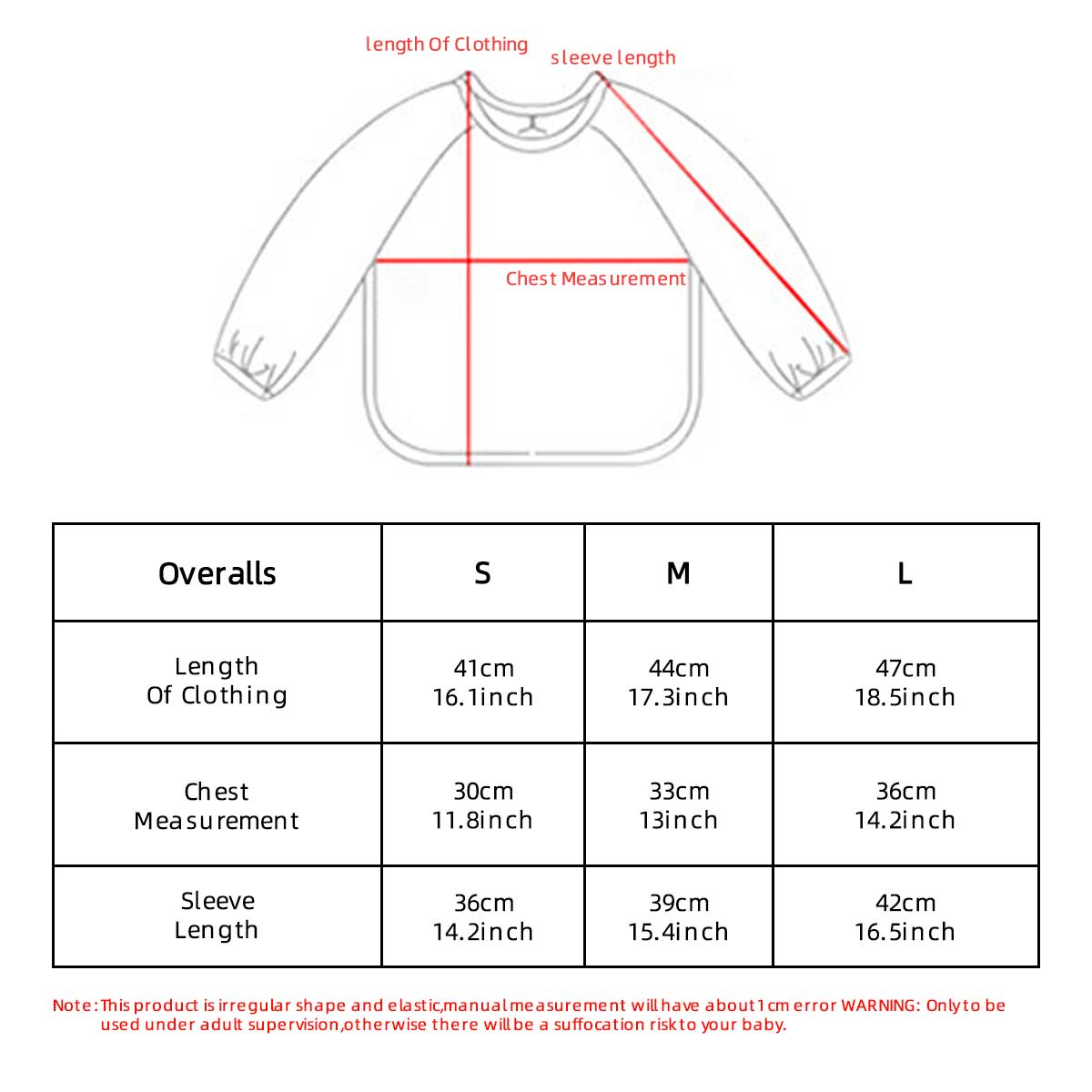 Kids Baby Long Sleeved PU Bibs - Art Craft Kits For Kids avis et prix