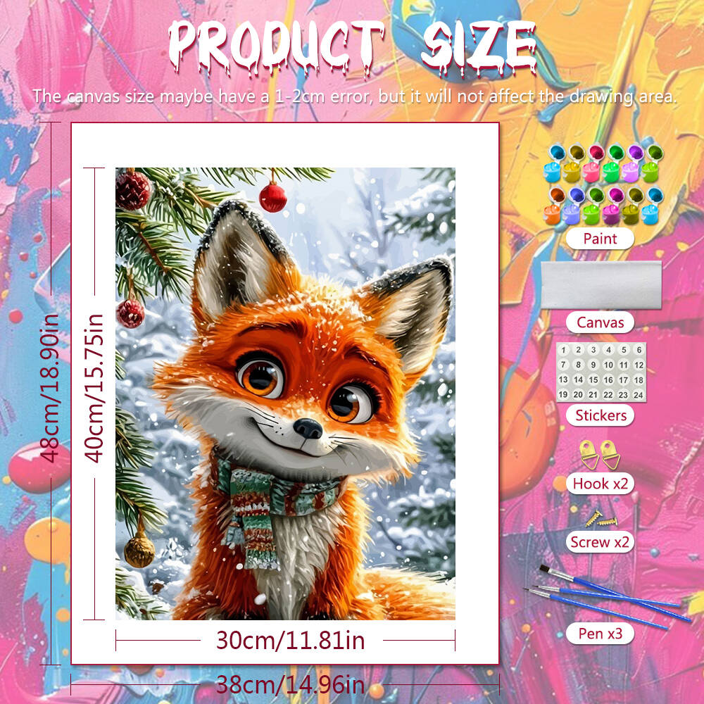 1pc frameless  DIY Digital Oil - Art Craft Winter avis et prix