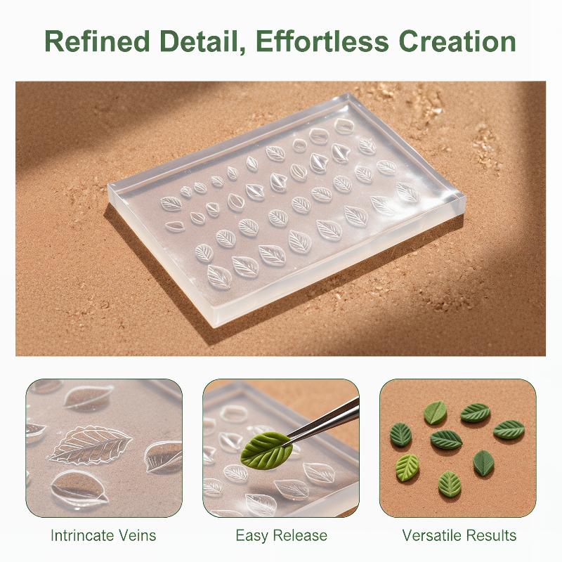 3D Mold Silicone Nail Art Deco - Art Craft With Leaves avis et prix