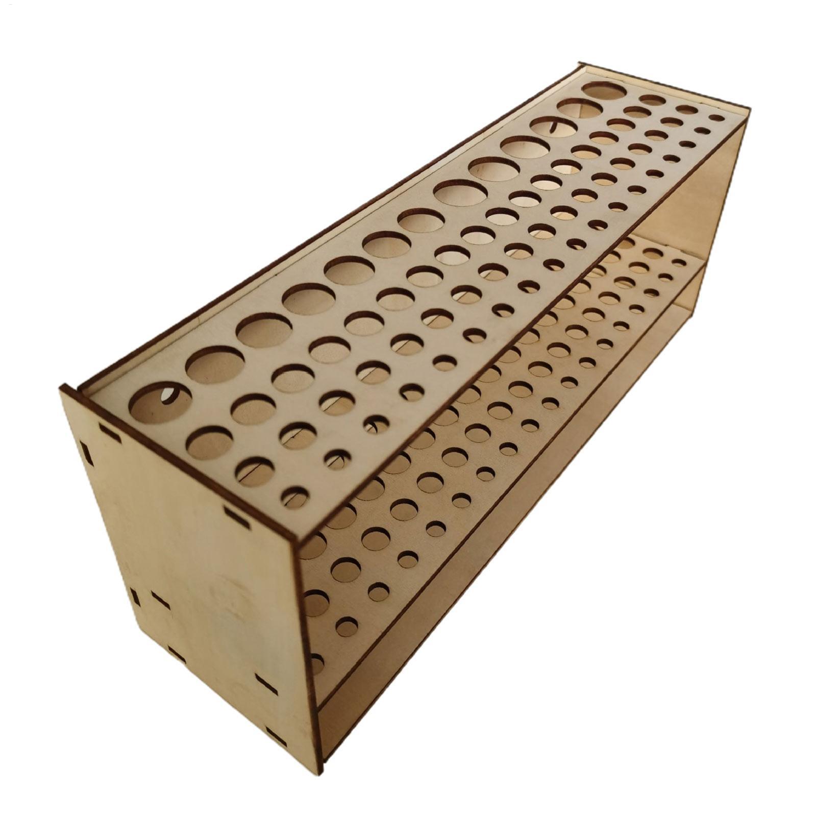 67-Slot Premium Wooden Brush H - Art Craft Organizer avis et prix