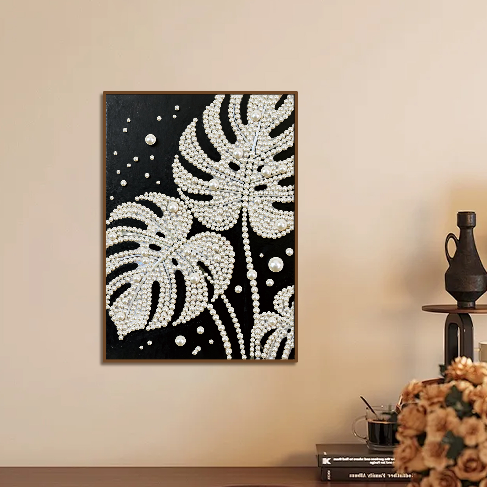 DIY Pearl Diamond Art Painting - Art Craft With Leaves avis et prix