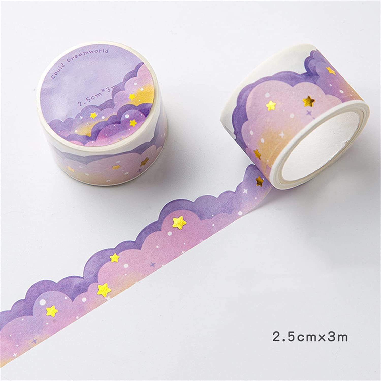 8 Rolls Color Cloud Washi Tape - Art Craft Journals avis et prix