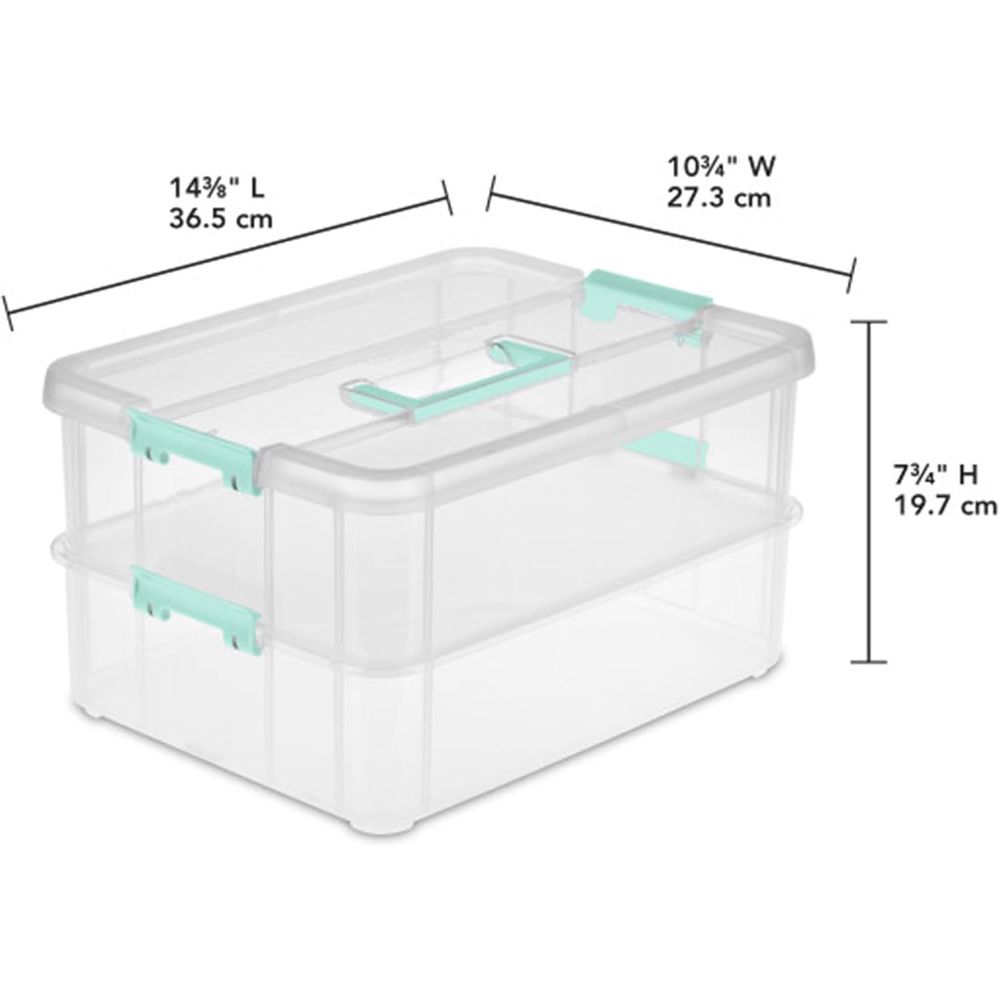 8-Pack Stack & Carry, 2 Layer  - Art Craft Organizer avis et prix