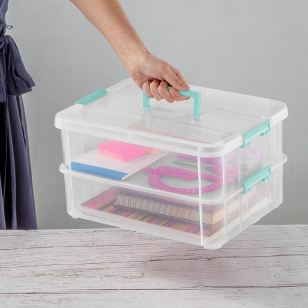 8-Pack Stack & Carry, 2 Layer  - Art Craft Organizer avis et prix