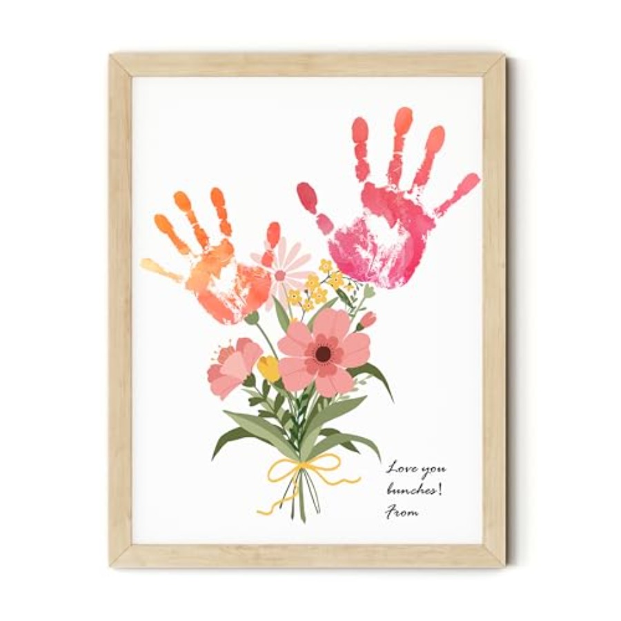 Flower Bouquet Handprint Art C - Art & Craft Paper Ideas For Kids avis et prix
