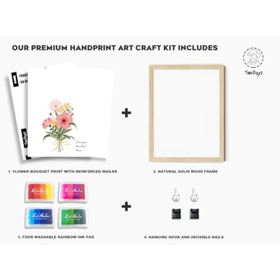 Flower Bouquet Handprint Art C - Art & Craft Paper Ideas For Kids avis et prix