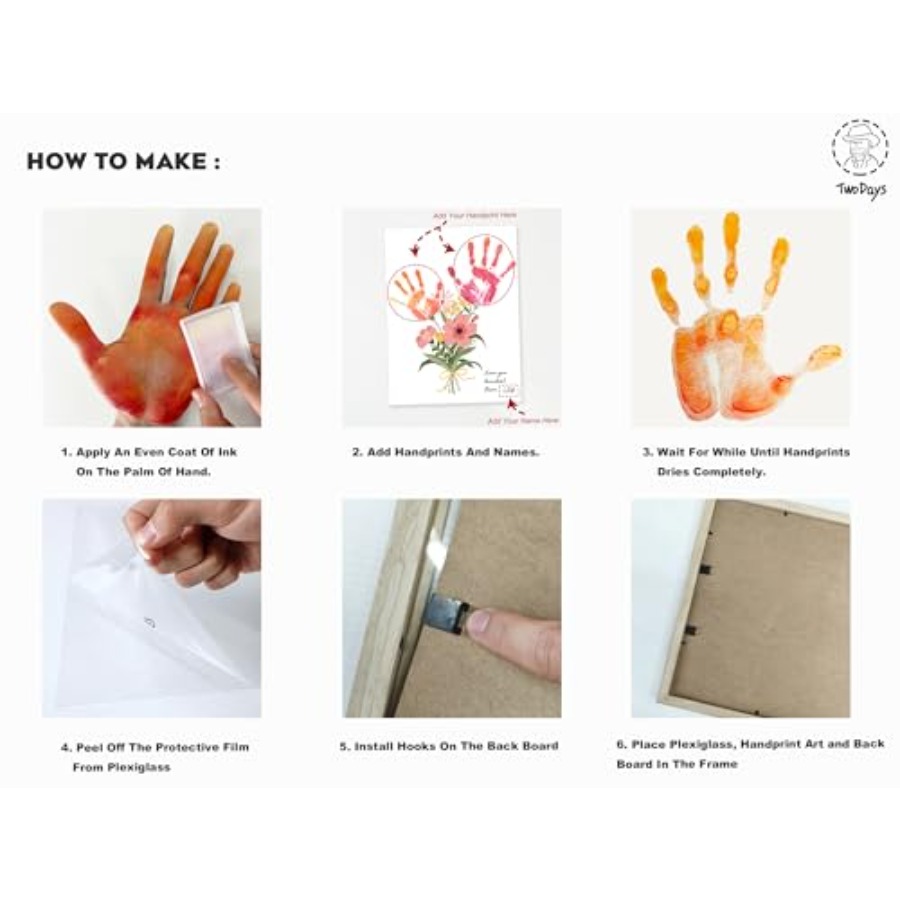 Flower Bouquet Handprint Art C - Art & Craft Paper Ideas For Kids avis et prix