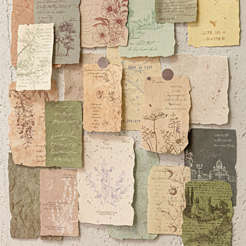 20-Sheet Retro Art Collage Bas - Art Craft Journals avis et prix