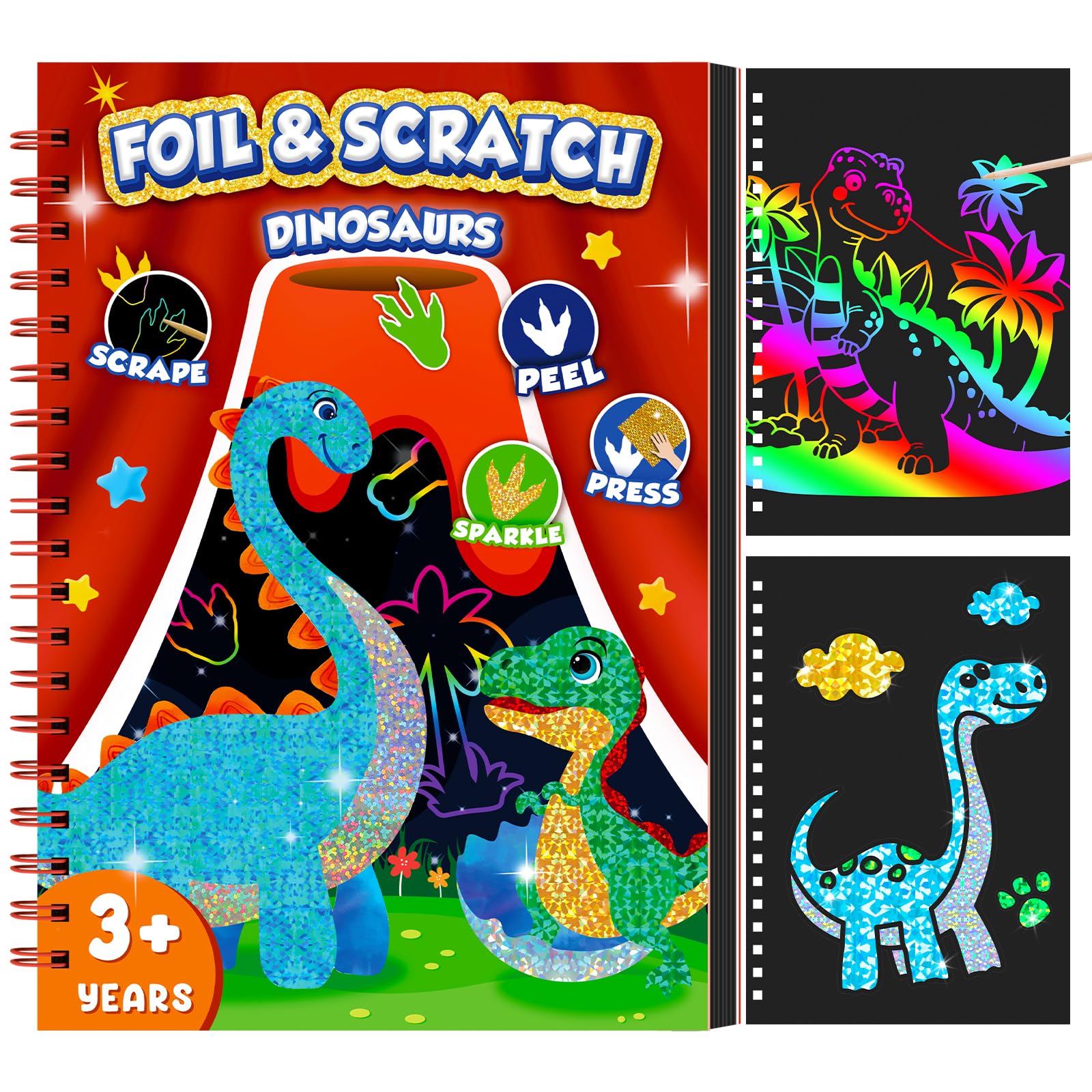 Dinosaur Scratch Art Book for  - Art Craft Kits For Kids avis et prix
