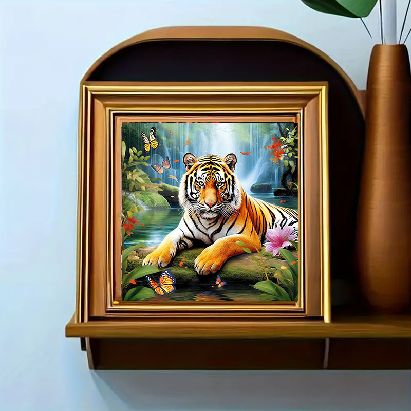 1 set of Tiger King Diamond Pa - Art Craft Kits For Adults avis et prix