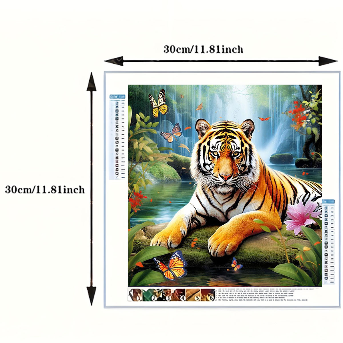 1 set of Tiger King Diamond Pa - Art Craft Kits For Adults avis et prix