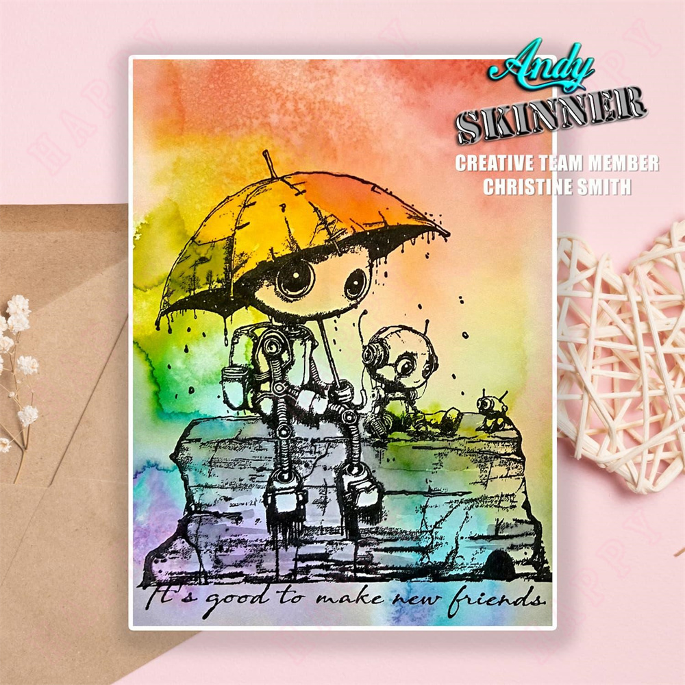 2024 New Friends Stamp Silicon - Art Craft Umbrella avis et prix