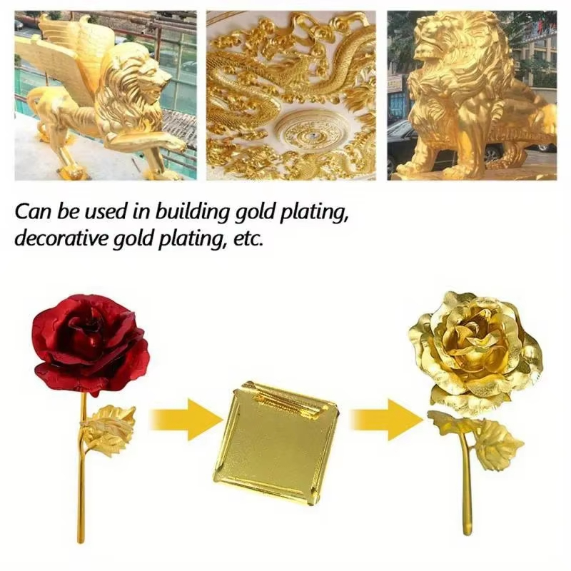 100 Sheets DIY Nail Gold Leaf  - Art Craft With Leaves avis et prix