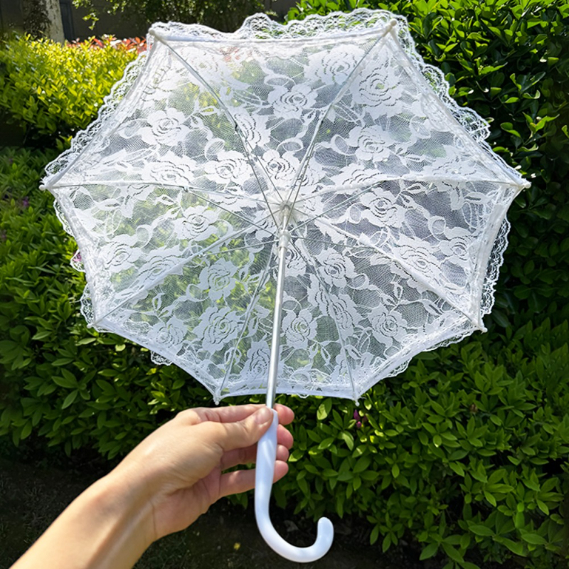 1PC Mini Wedding Lace Parasol, - Art Craft Umbrella avis et prix