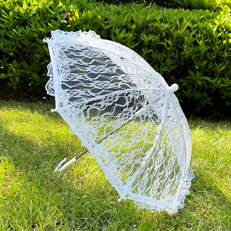 1PC Mini Wedding Lace Parasol, - Art Craft Umbrella avis et prix