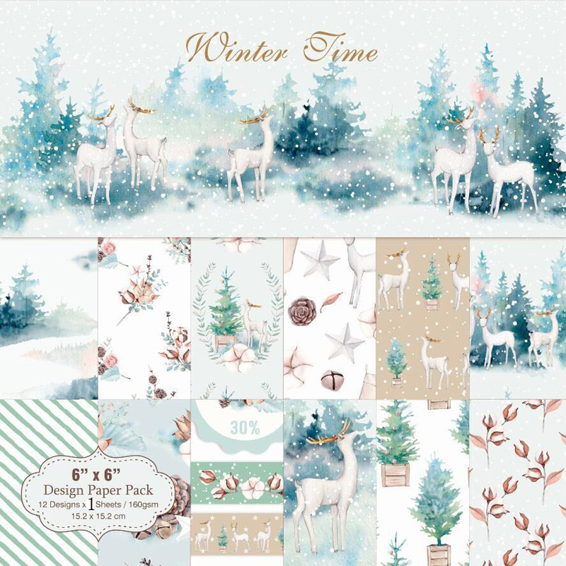 KLJUYP 24 Sheets Winter Time S - Art Craft Winter avis et prix