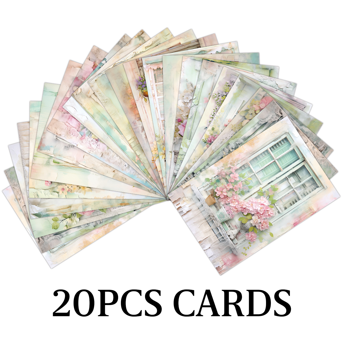 20pcs Vintage Floral Art Colla - Art Craft Gallery avis et prix