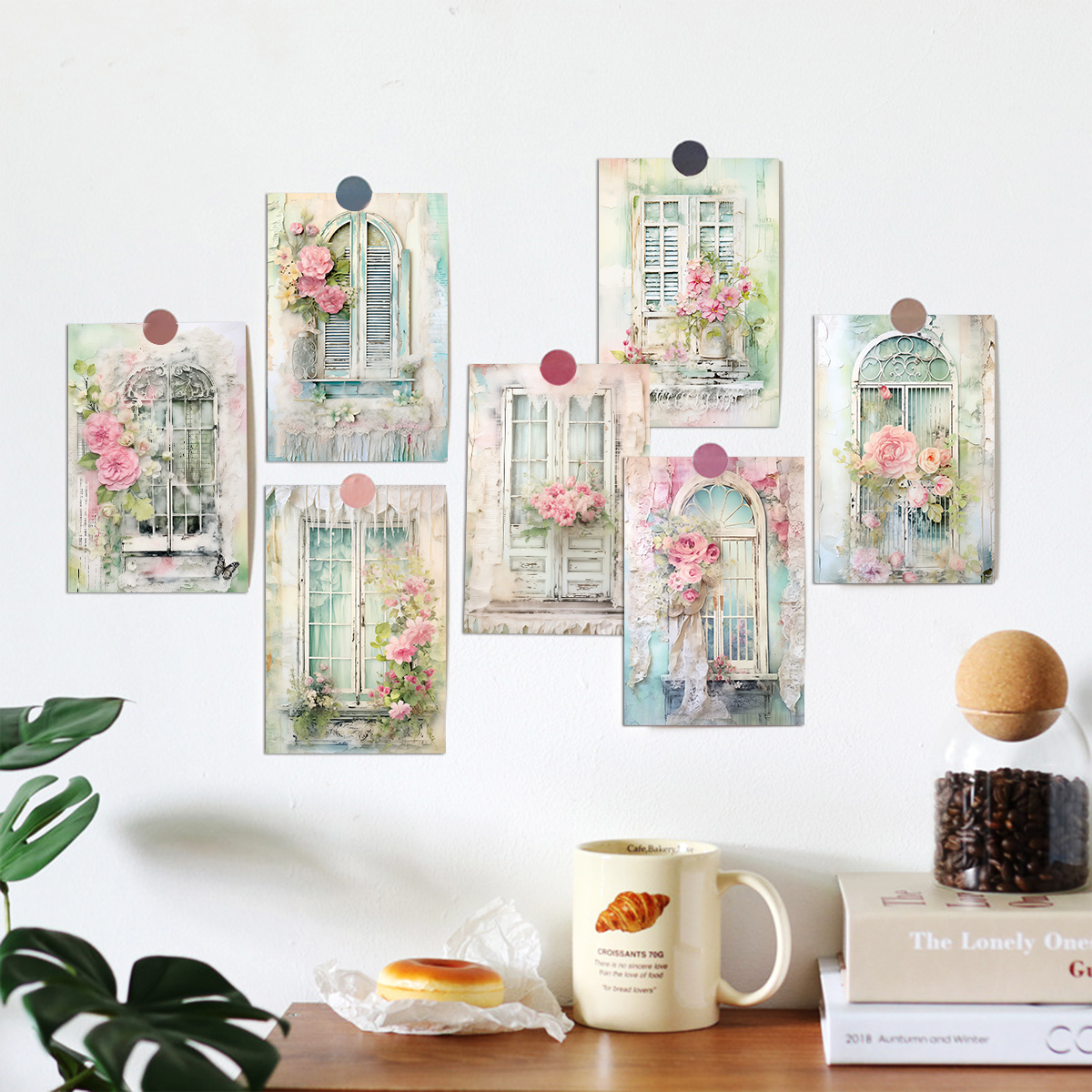 20pcs Vintage Floral Art Colla - Art Craft Gallery avis et prix
