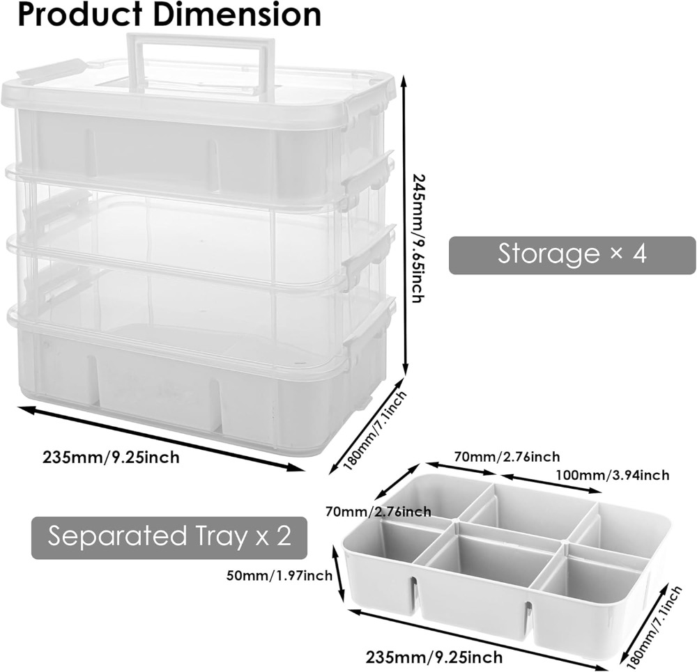 4-Layer Durable Sewing Organiz - Art Craft Organizer avis et prix