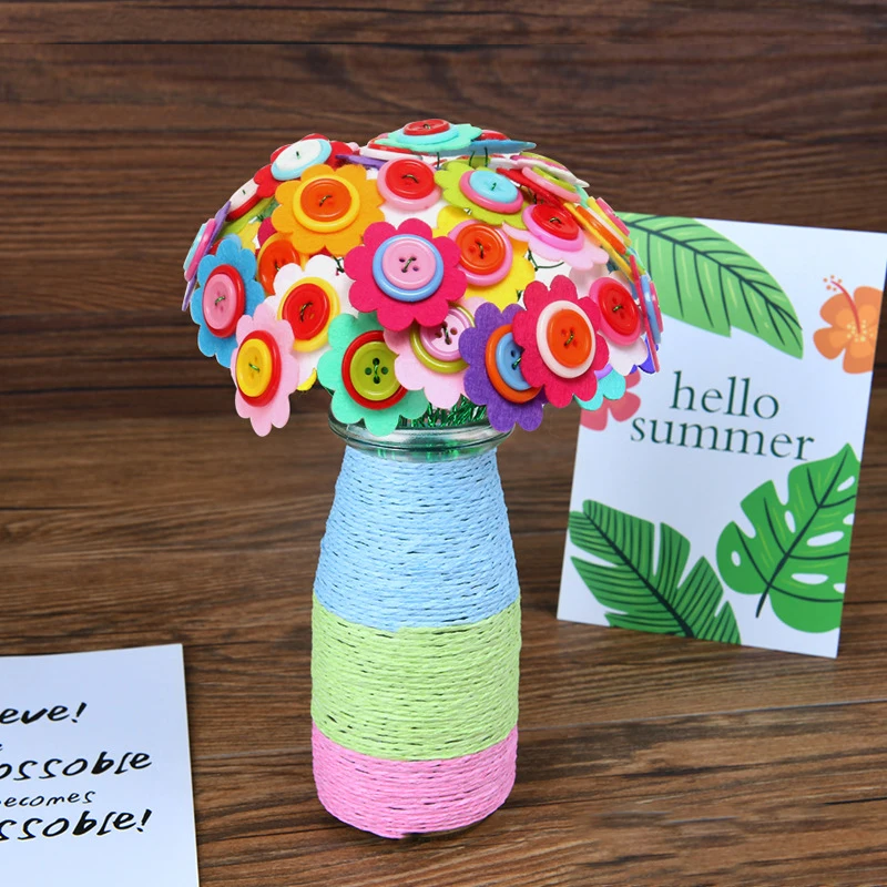 Flower Craft Kit Bouquet with  - Art Craft Kits For Kids avis et prix