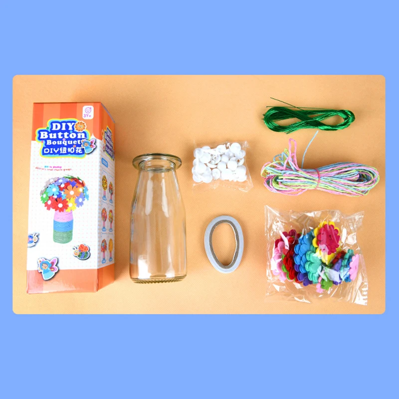Flower Craft Kit Bouquet with  - Art Craft Kits For Kids avis et prix