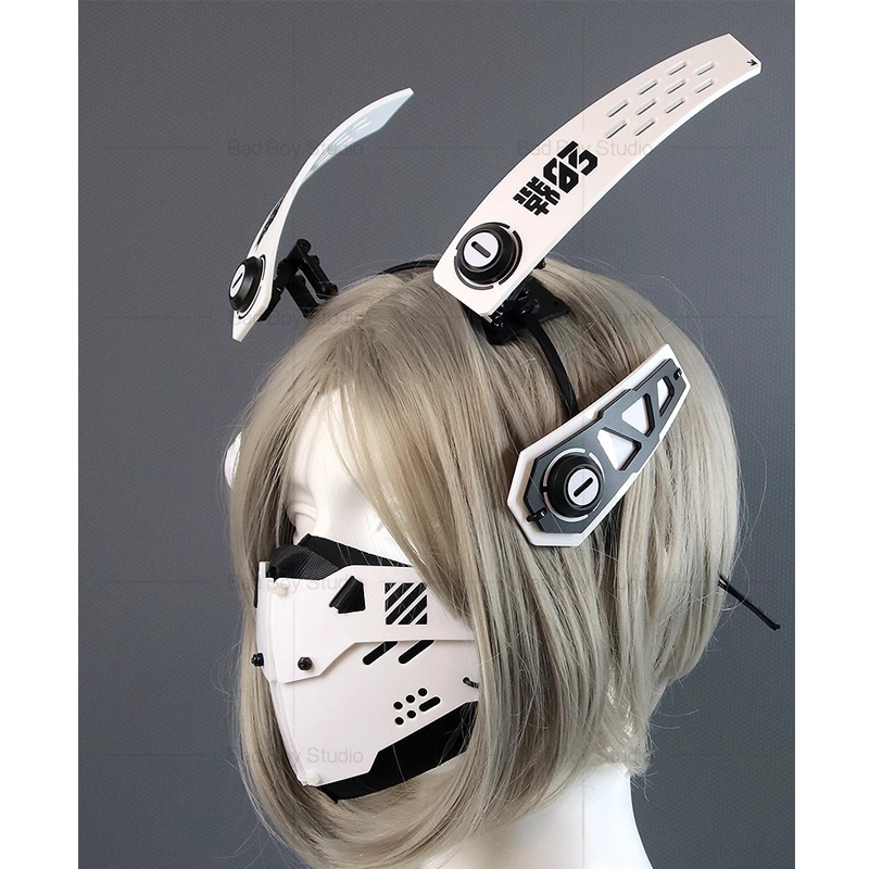 Cyberpunk Mask Cosplay Functio - Art Craft Material avis et prix
