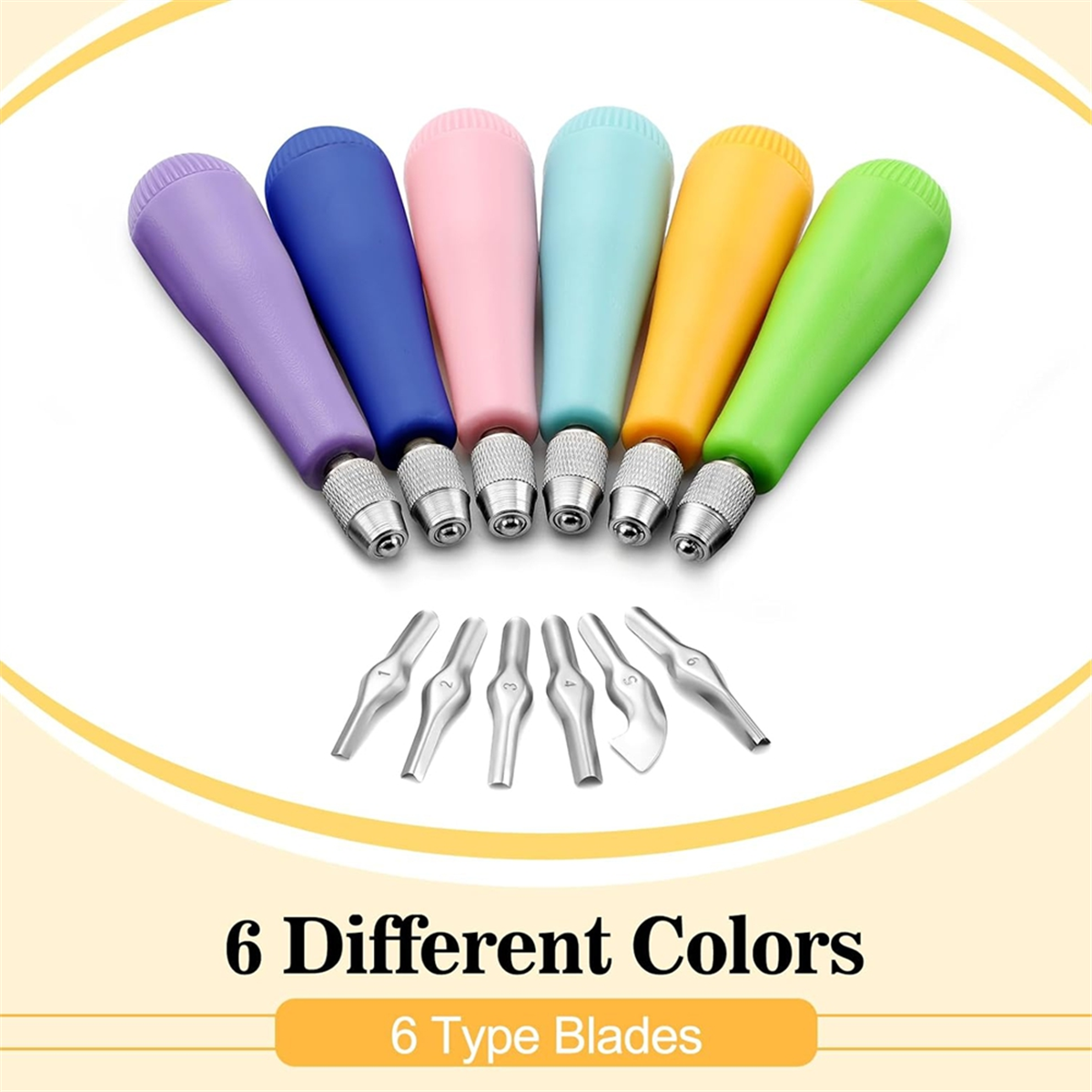 6Pack Craft Linoleum Cutter Ki - Linocut Carving Tool avis et prix