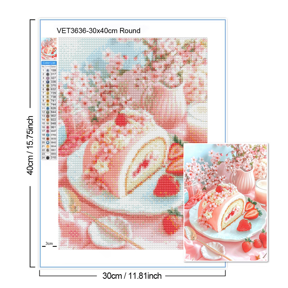 5D Diamond Painting Kits Food  - Art Craft Japan avis et prix