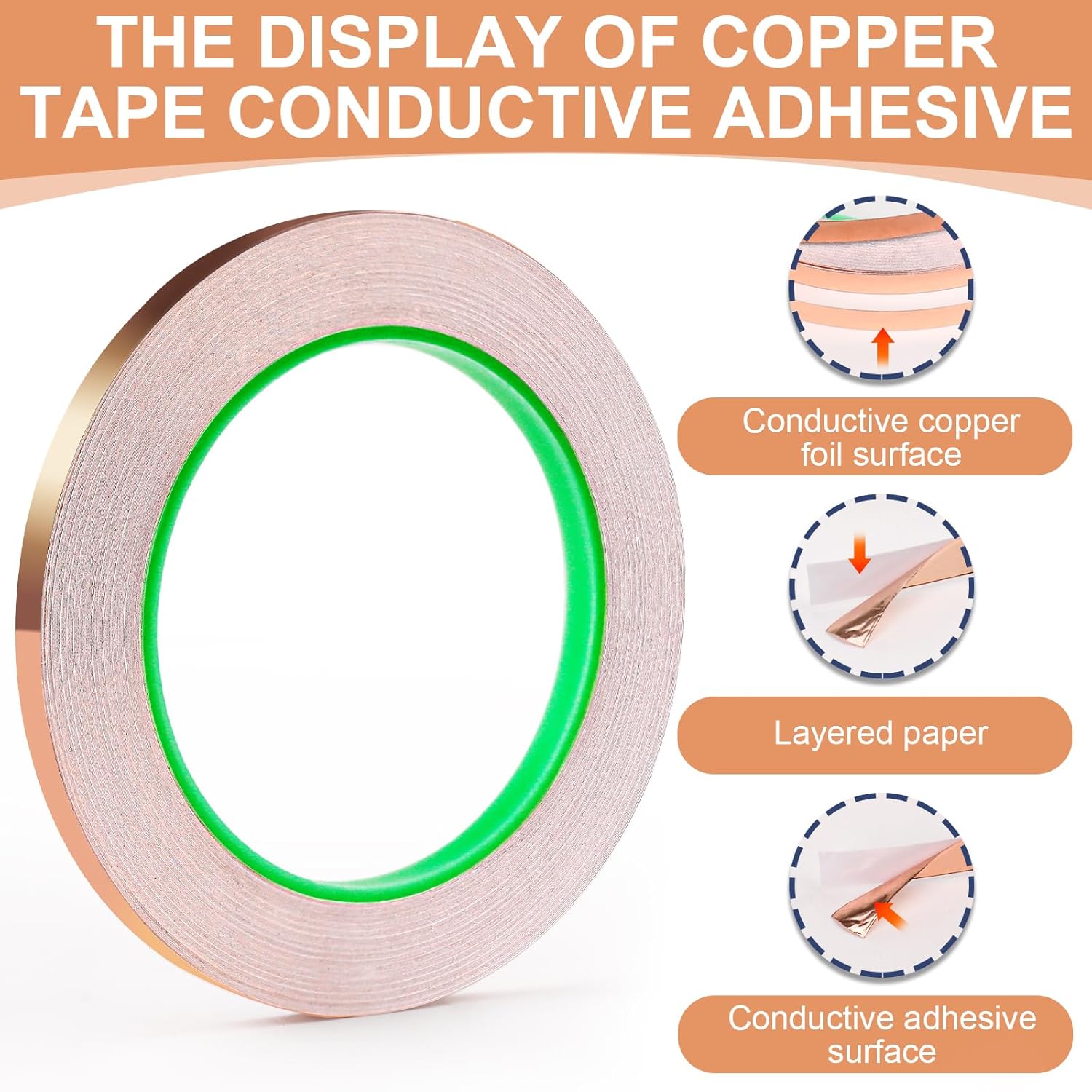Double-Sided Copper Tape Condu - Art Craft Material avis et prix