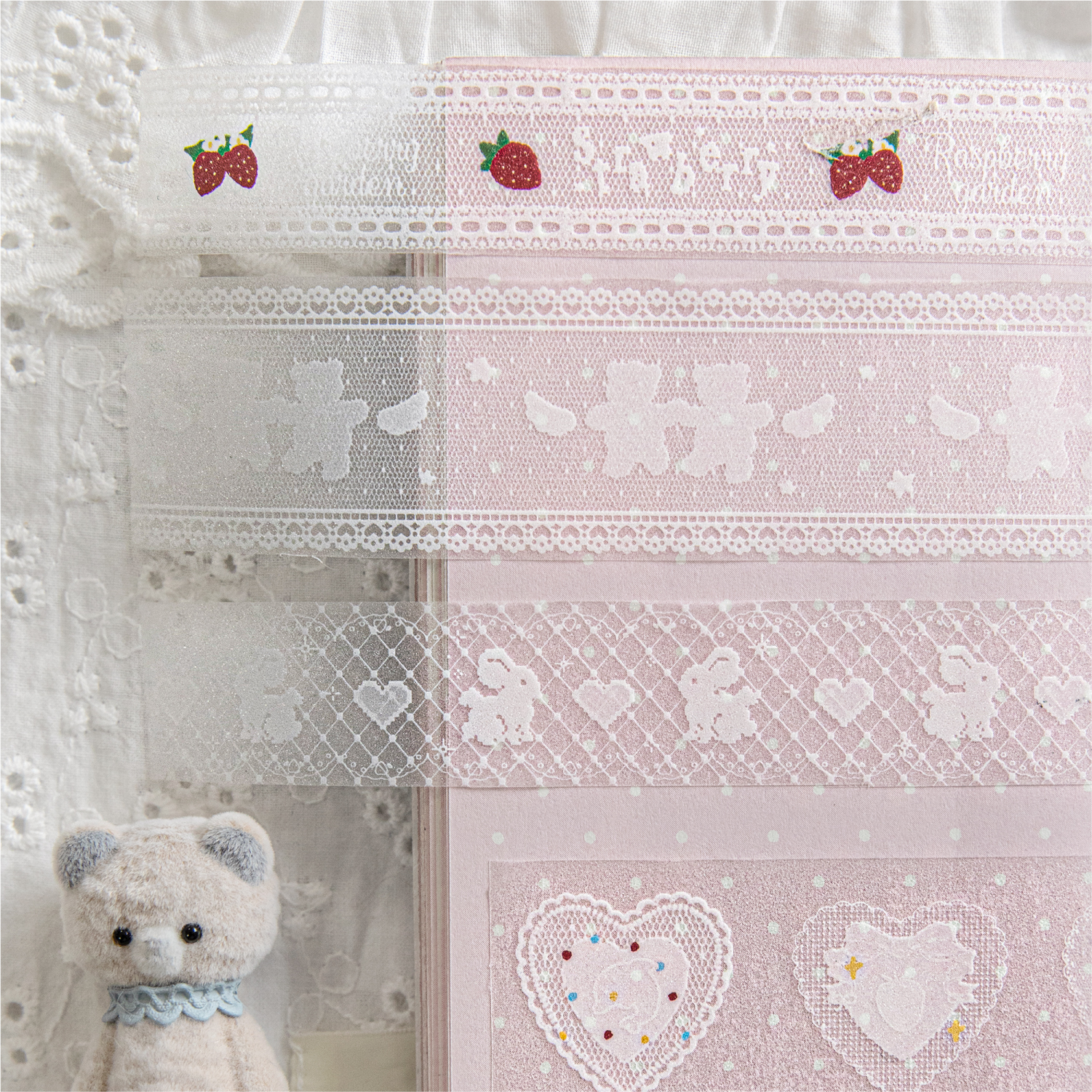 20/30mm*2m lace border PET Tap - Art Craft Journals avis et prix
