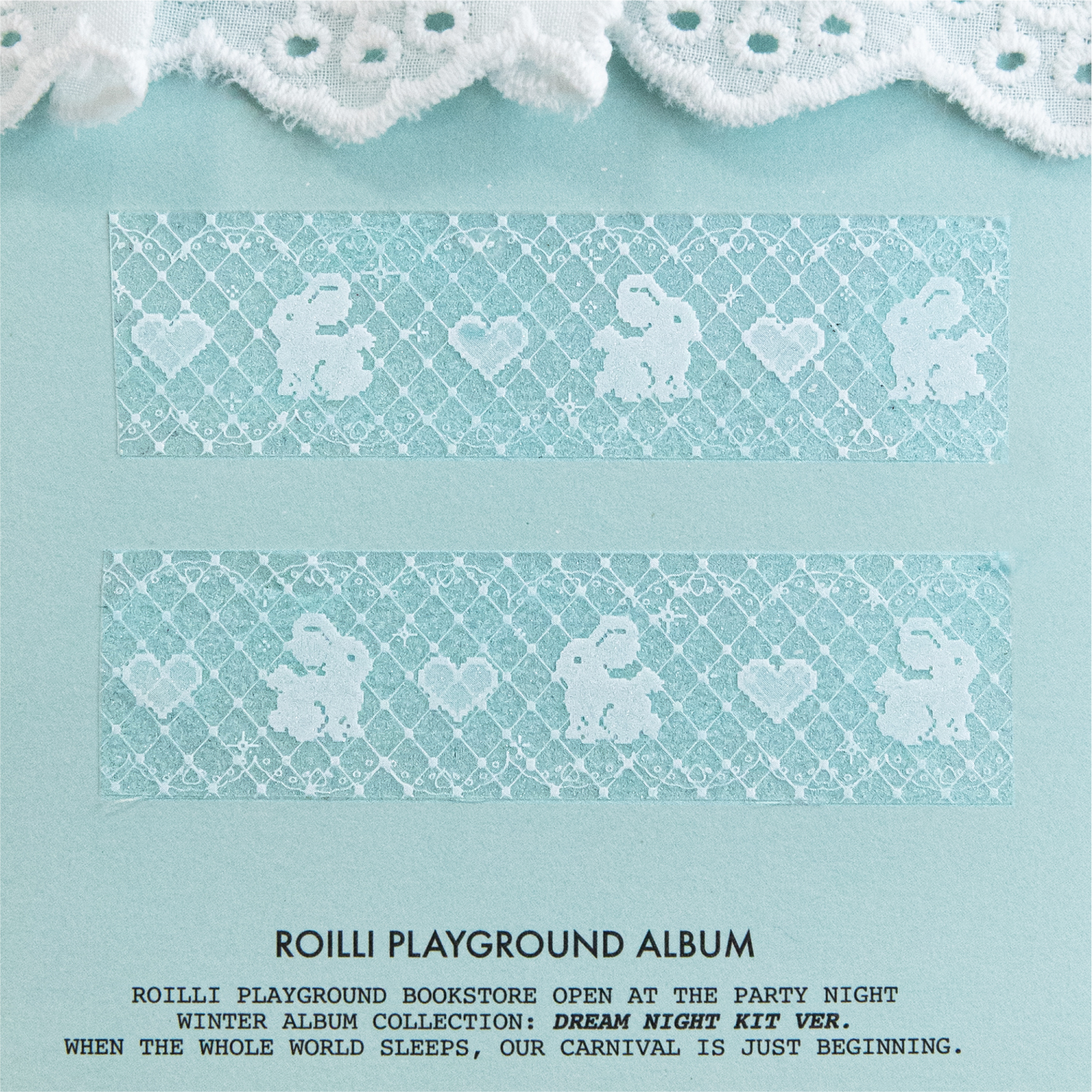 20/30mm*2m lace border PET Tap - Art Craft Journals avis et prix