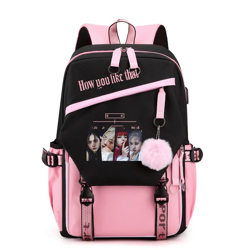 Black Pink Pattern Large Capac - Art Craft Bag avis et prix