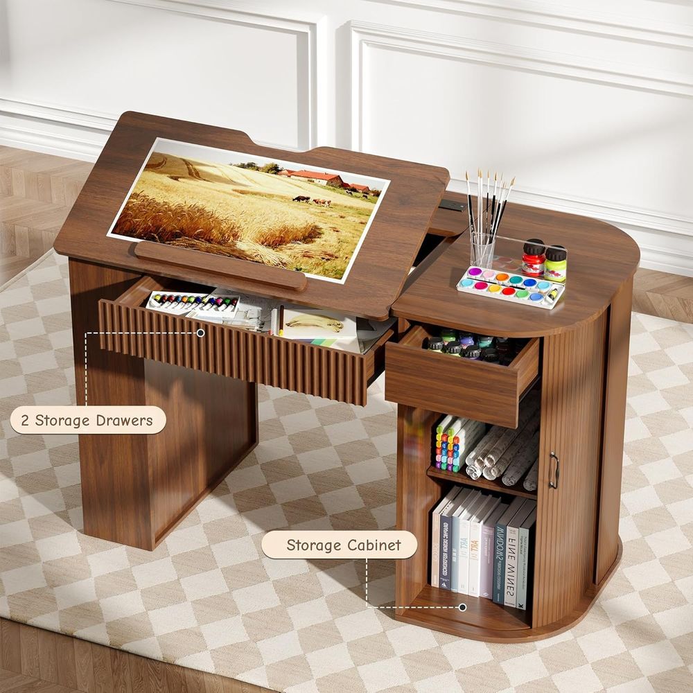 Storage Cabinet Desk with Draw - Art & Craft Paper Ideas For Kids avis et prix