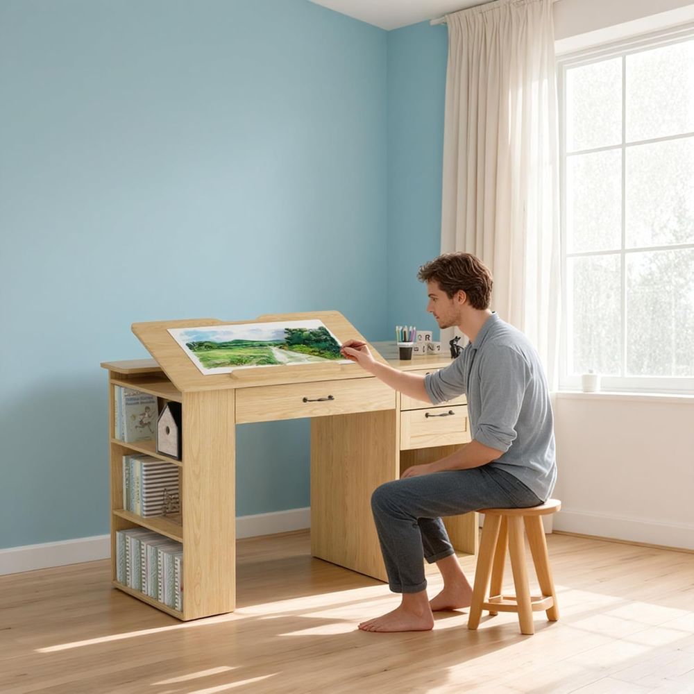 Adjustable Desk with Storage,  - Art & Craft Paper Ideas For Kids avis et prix