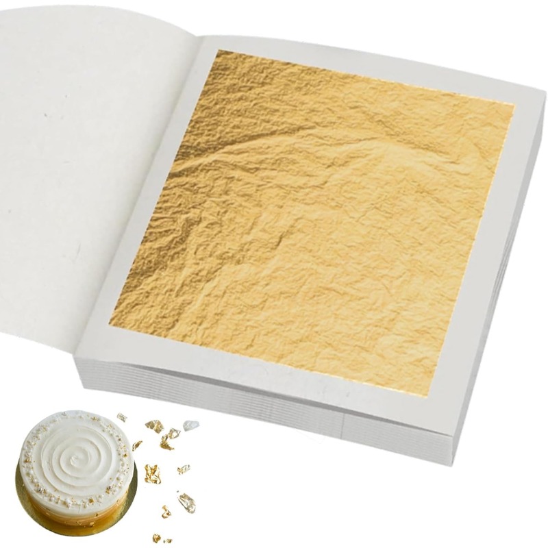 Real 24K Gold Leaf Sheets in 3 - Art Craft With Leaves avis et prix