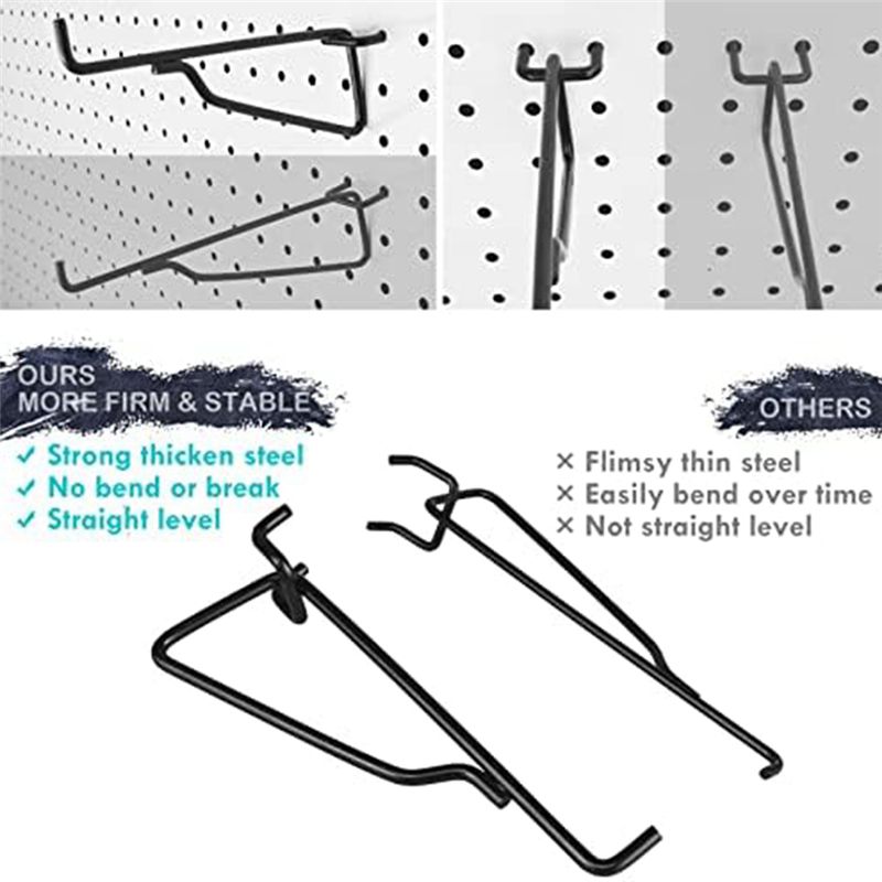 75STO-Peg Board Shelf Hooks, 8 - Art Craft Organizer avis et prix