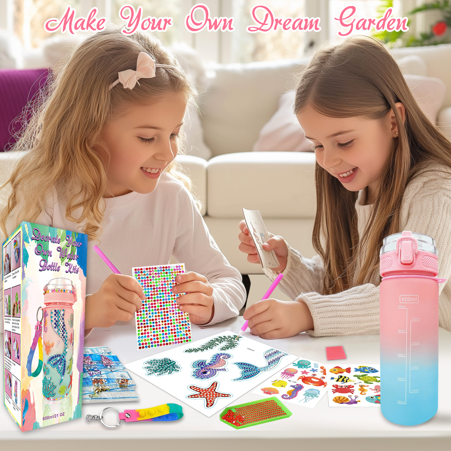 Decorate Your Own Water Bottle - Art Craft Kits For Kids avis et prix