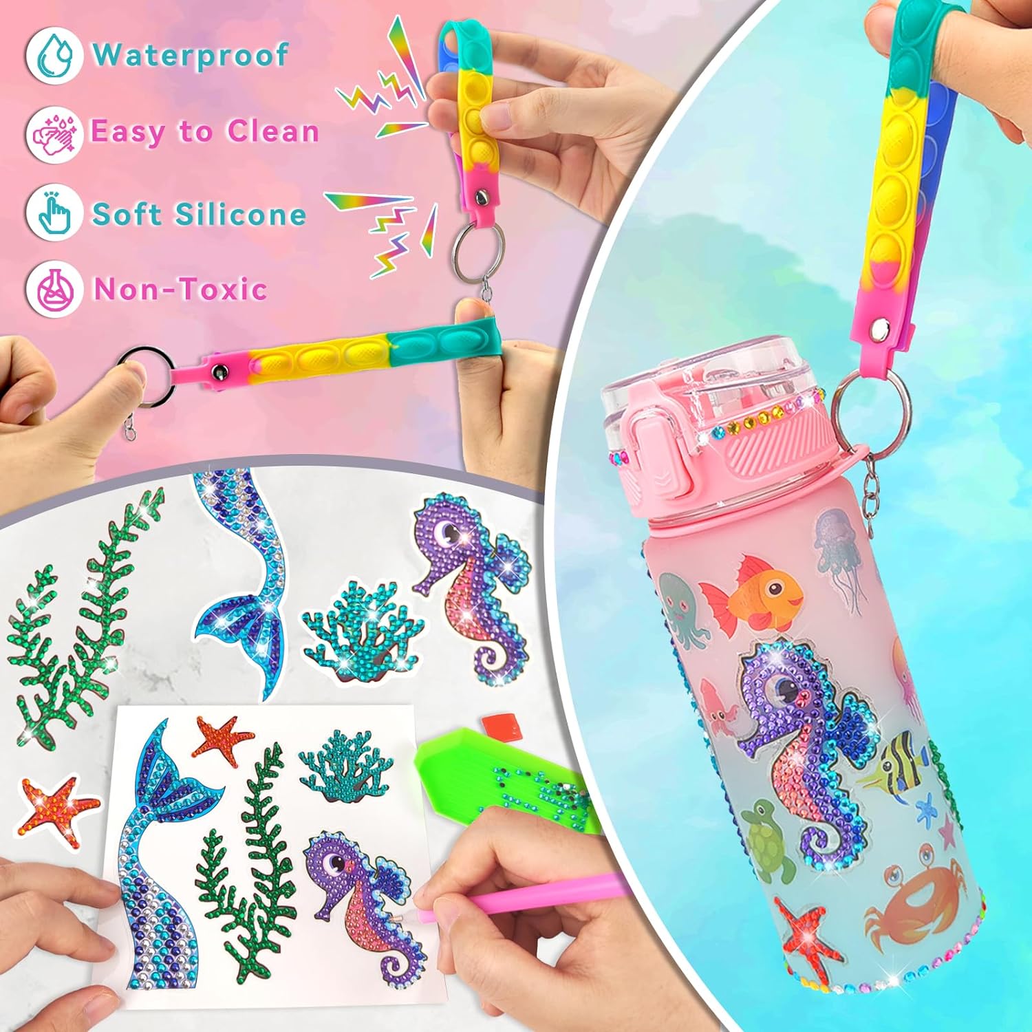 Decorate Your Own Water Bottle - Art Craft Kits For Kids avis et prix