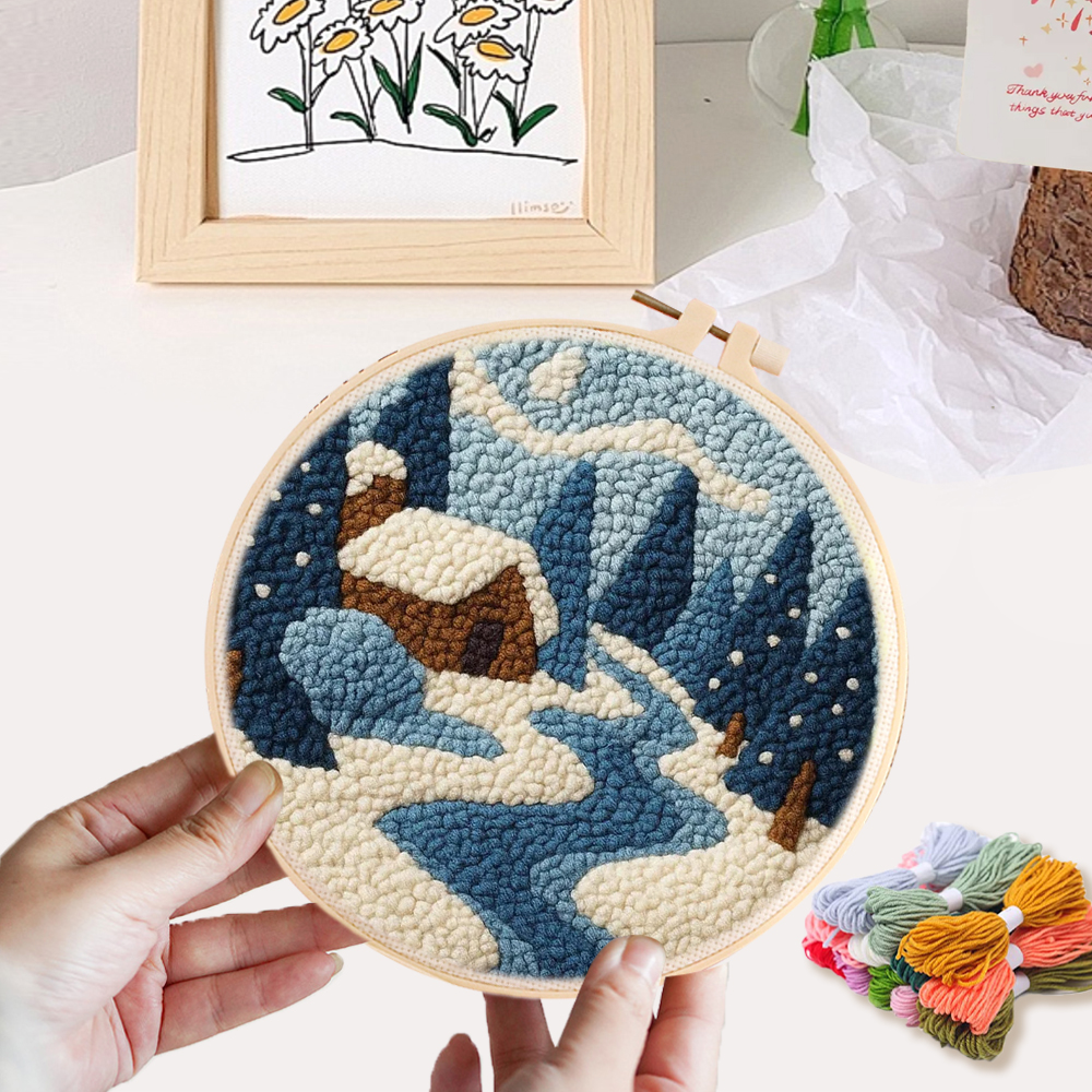 Punch Needle Kits Handicraft A - Art Craft Winter avis et prix